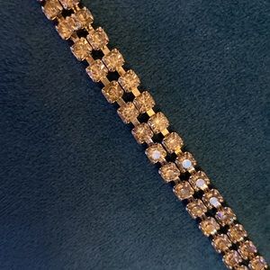 Vintage Rhinestone Tennis Bracelet